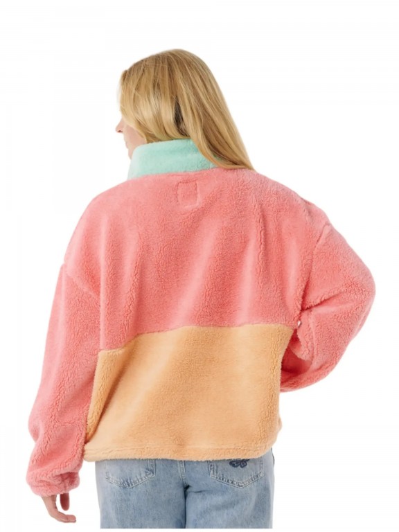 Zip Sweat Rip Curl Block Party Polar Fleece Zip Sweat Rip Curl Block Party Polar Fleece