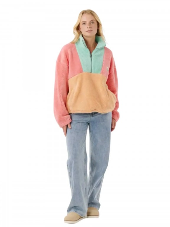 Zip Sweat Rip Curl Block Party Polar Fleece Zip Sweat Rip Curl Block Party Polar Fleece