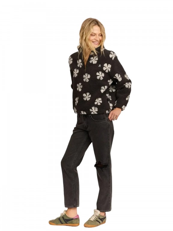 Sisstr Smooth Sherpa Fleece Sweatshirt Sisstr Smooth Sherpa Fleece Sweatshirt