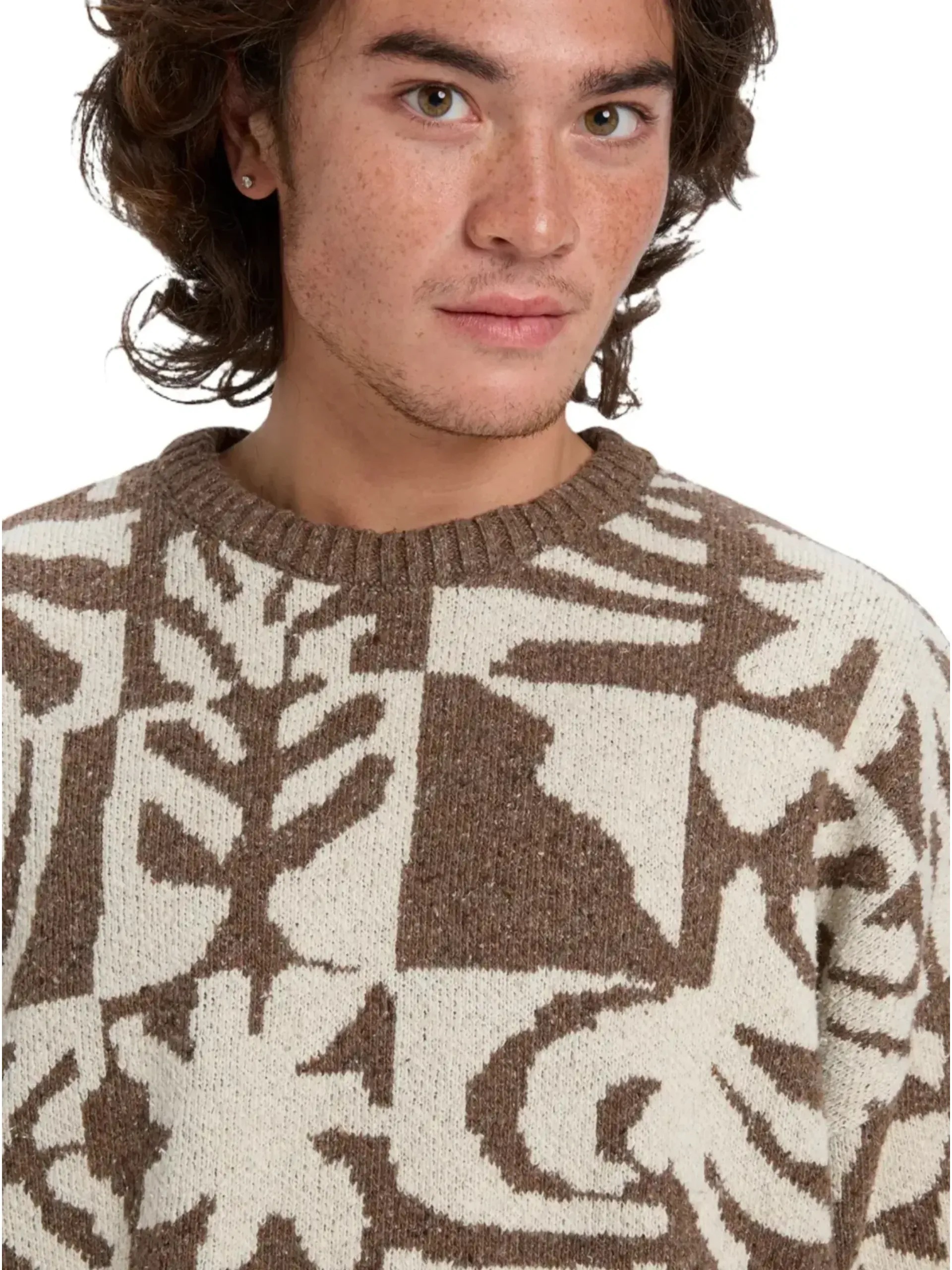 Quiksilver Hall City Jacquard Knit Sweater