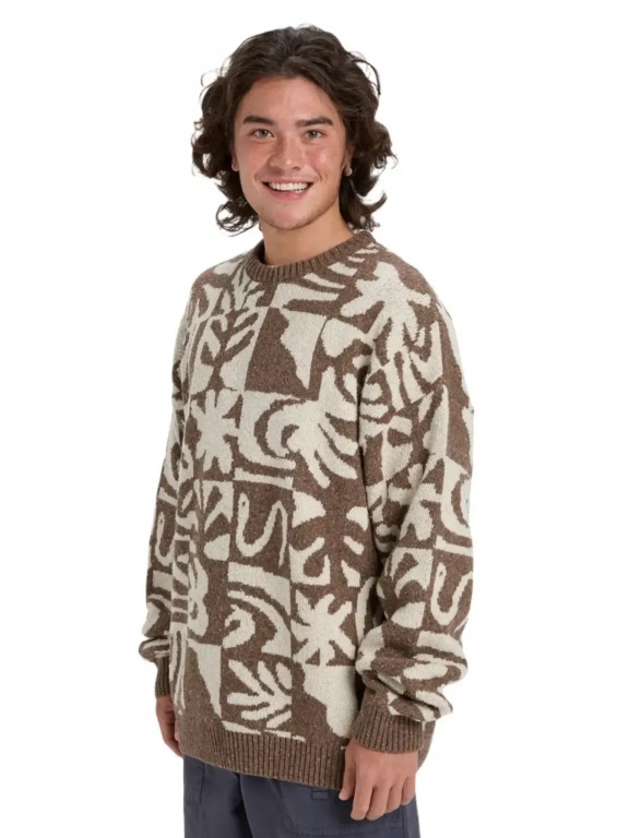 Quiksilver Hall City Jacquard Knit Sweater