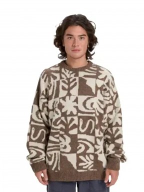 Camisola de Malha Quiksilver Hall City Jacquard