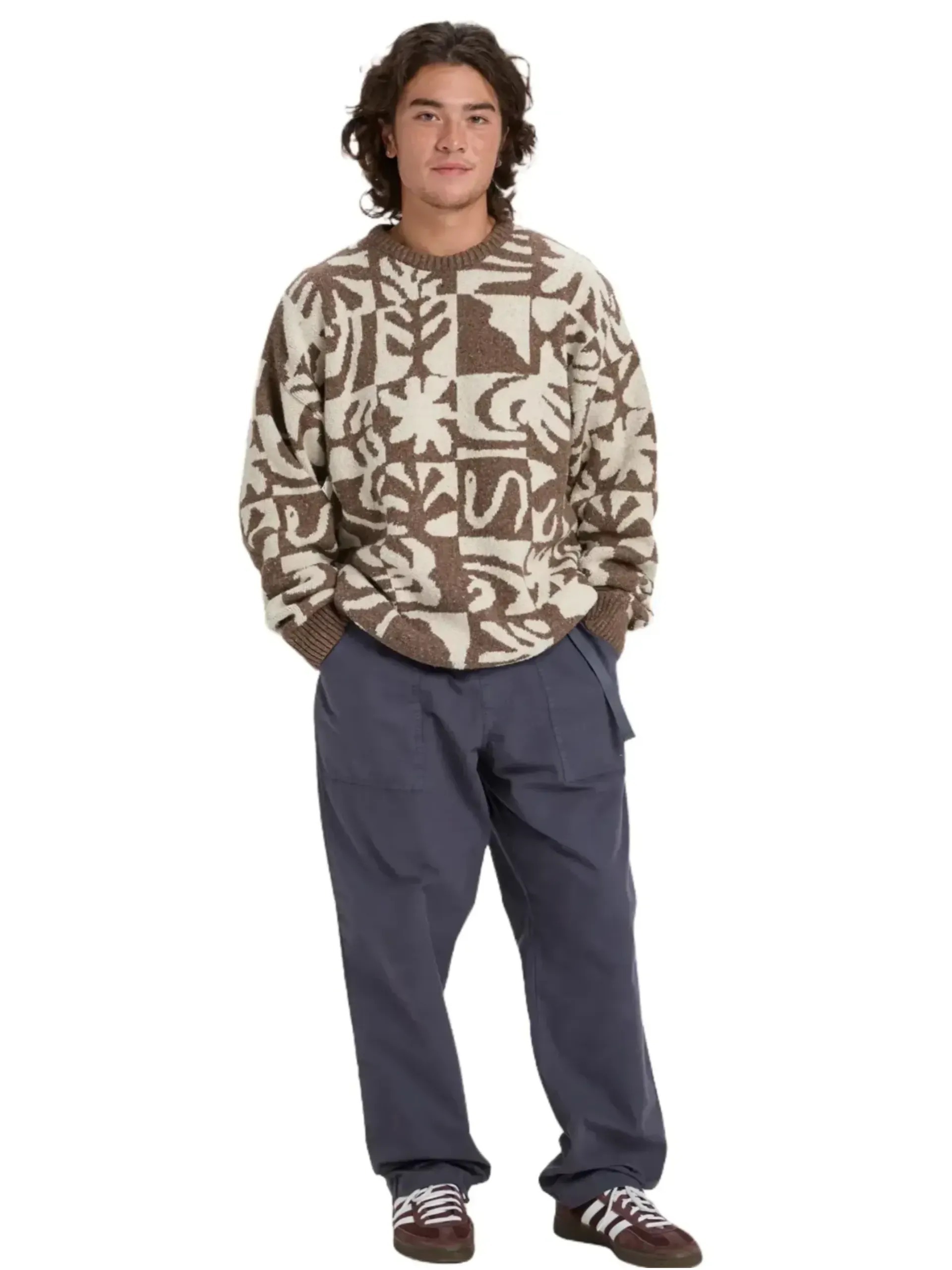 Quiksilver Hall City Jacquard Knit Sweater