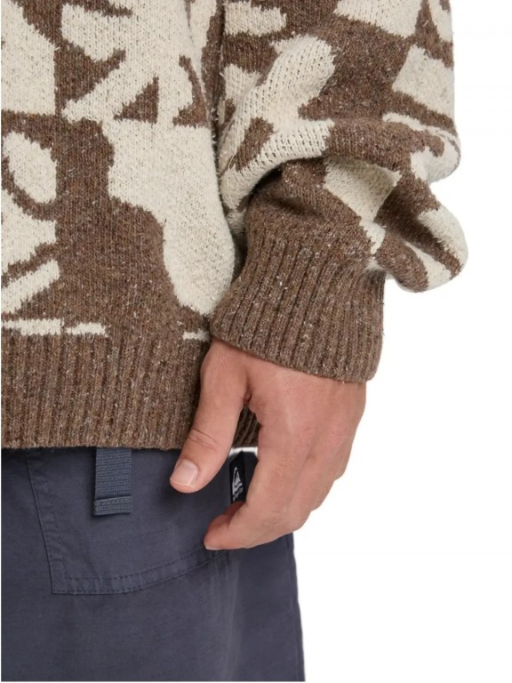 Quiksilver Hall City Jacquard Knit Sweater
