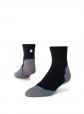Stance Contrast Seam Light QTR Socks