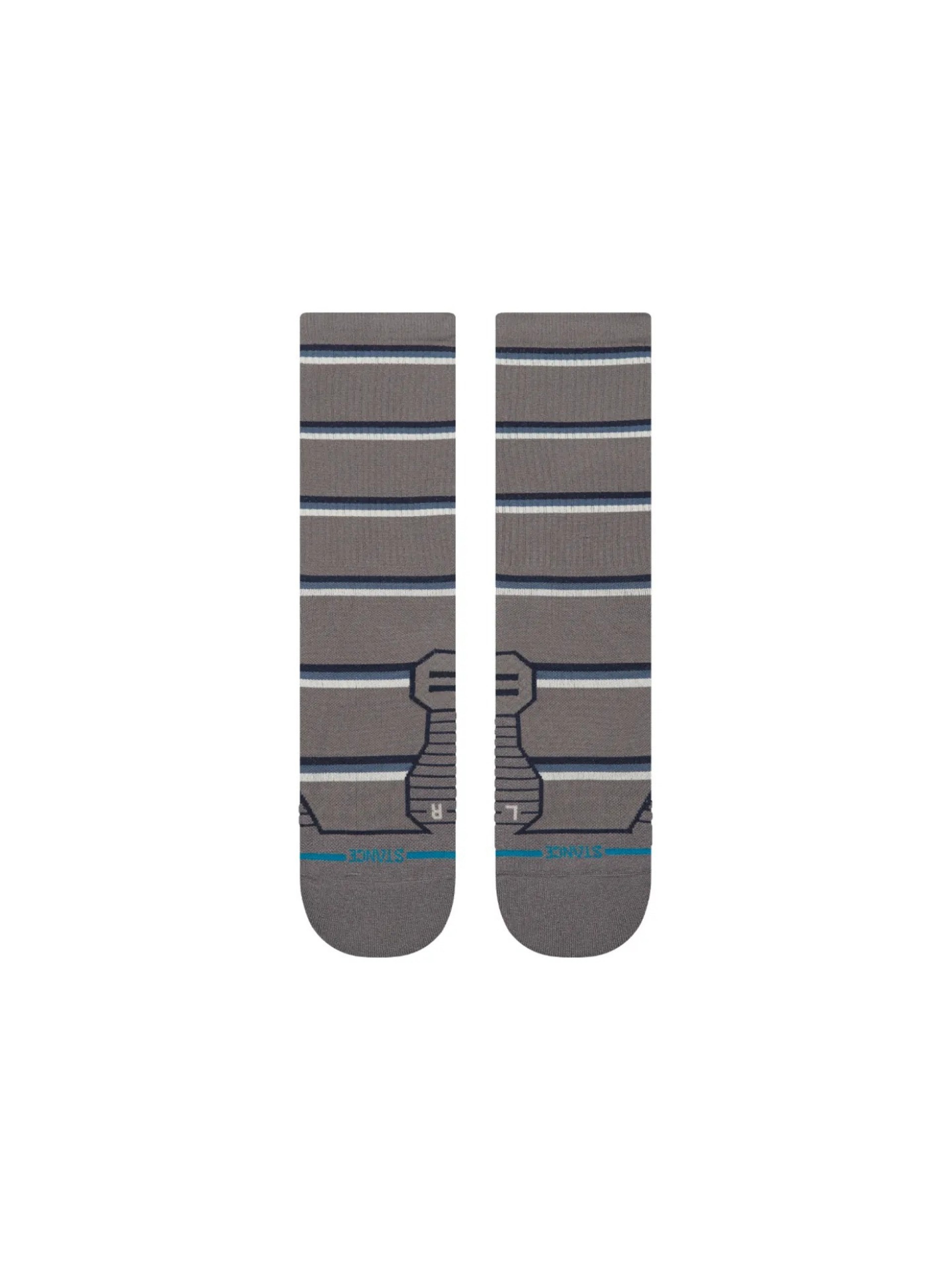 Stance Multistripe Run Ribbed Crew Socks