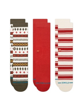 Meias Stance Cabin Days Crew Sock (3 Pares) Meias Stance Cabin Days Crew Sock (3 Pares)
