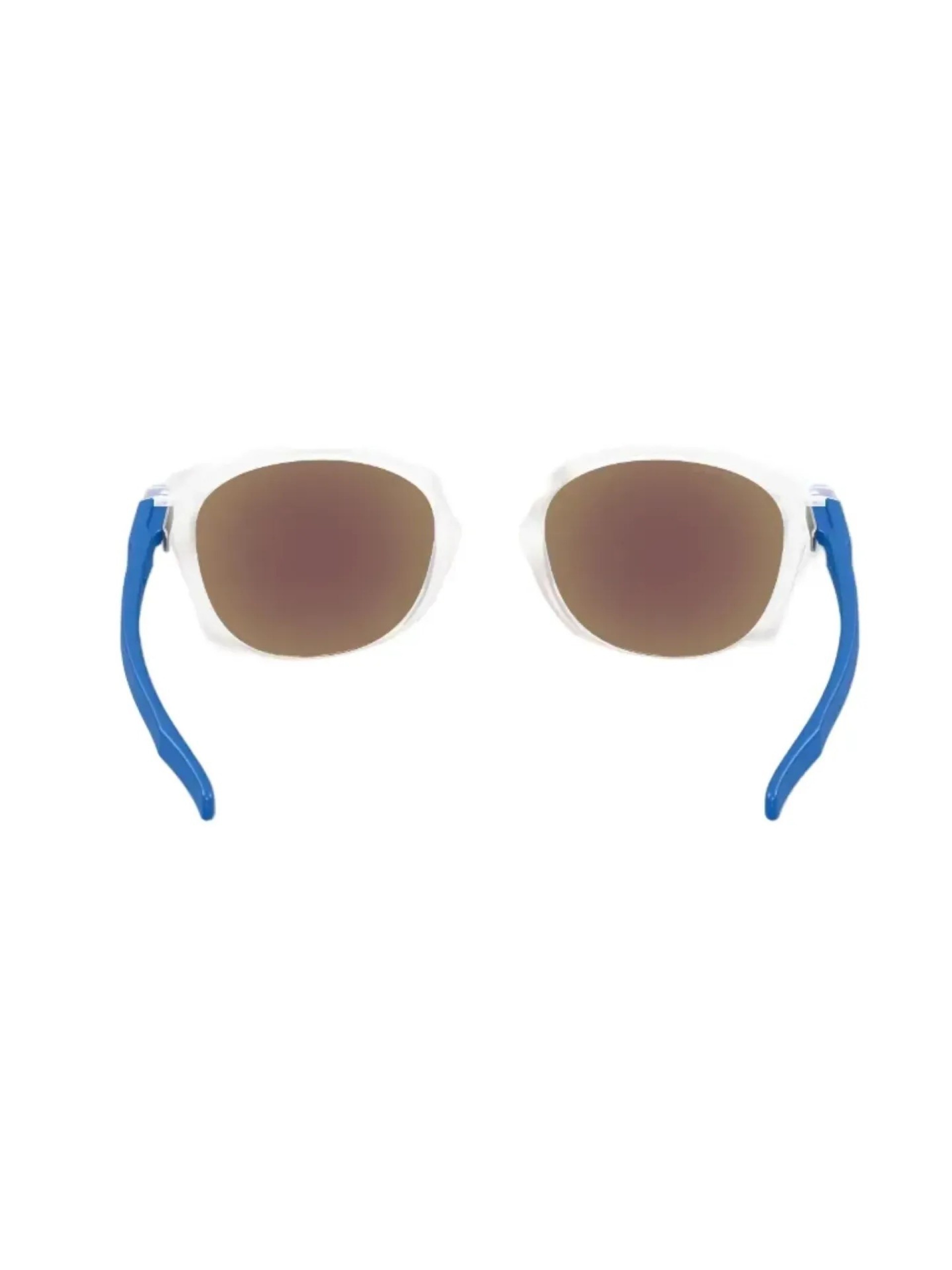 Oakley Latch Neon Pop Matte Clear w/ Prizm Sapphire Sunglasses