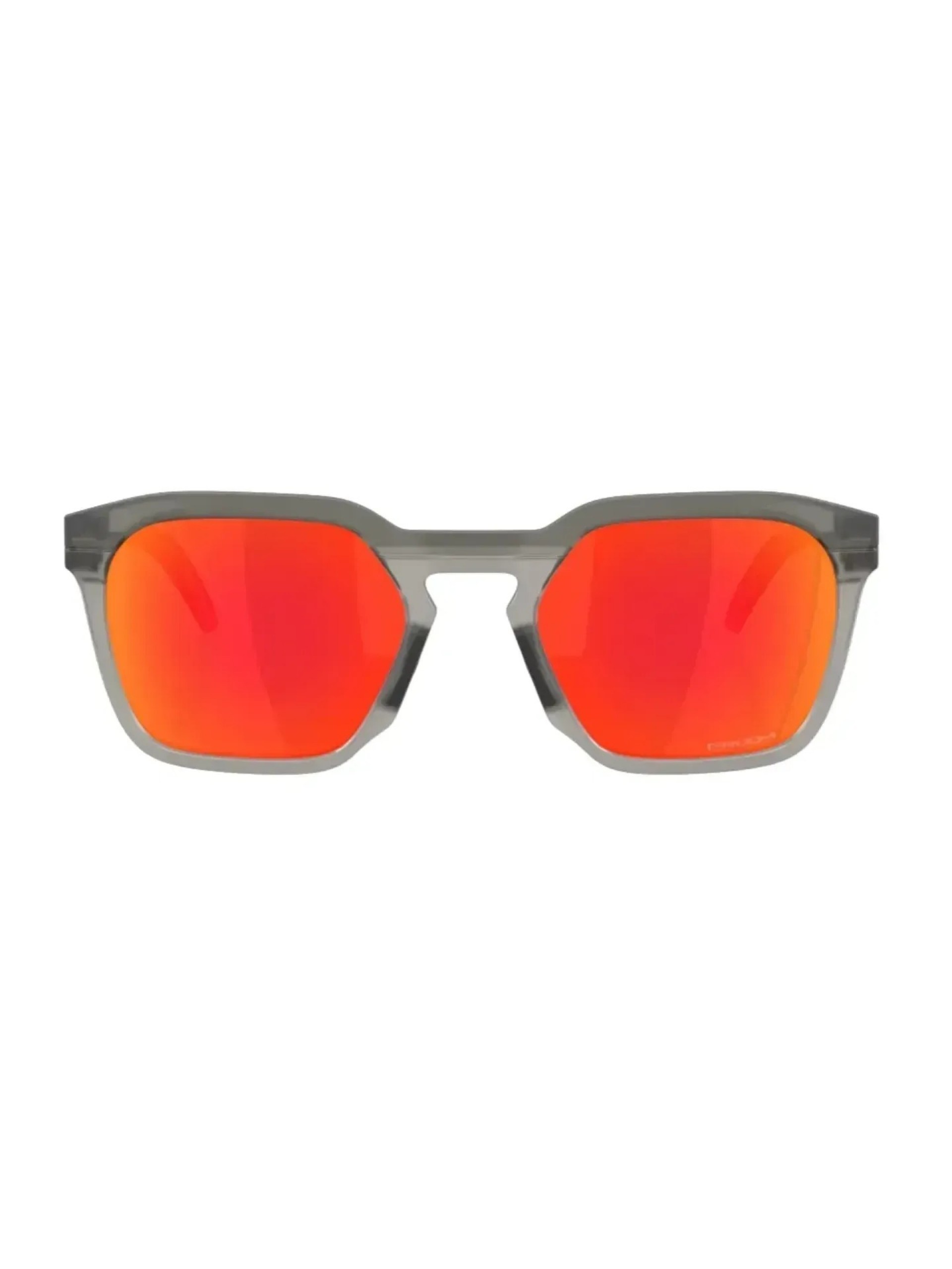 Oakley HSTN SQ Matte Grey Smoke w/ Prizm Ruby Sunglasses