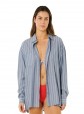 Camisa Rip Curl Beach Days Pinstripe