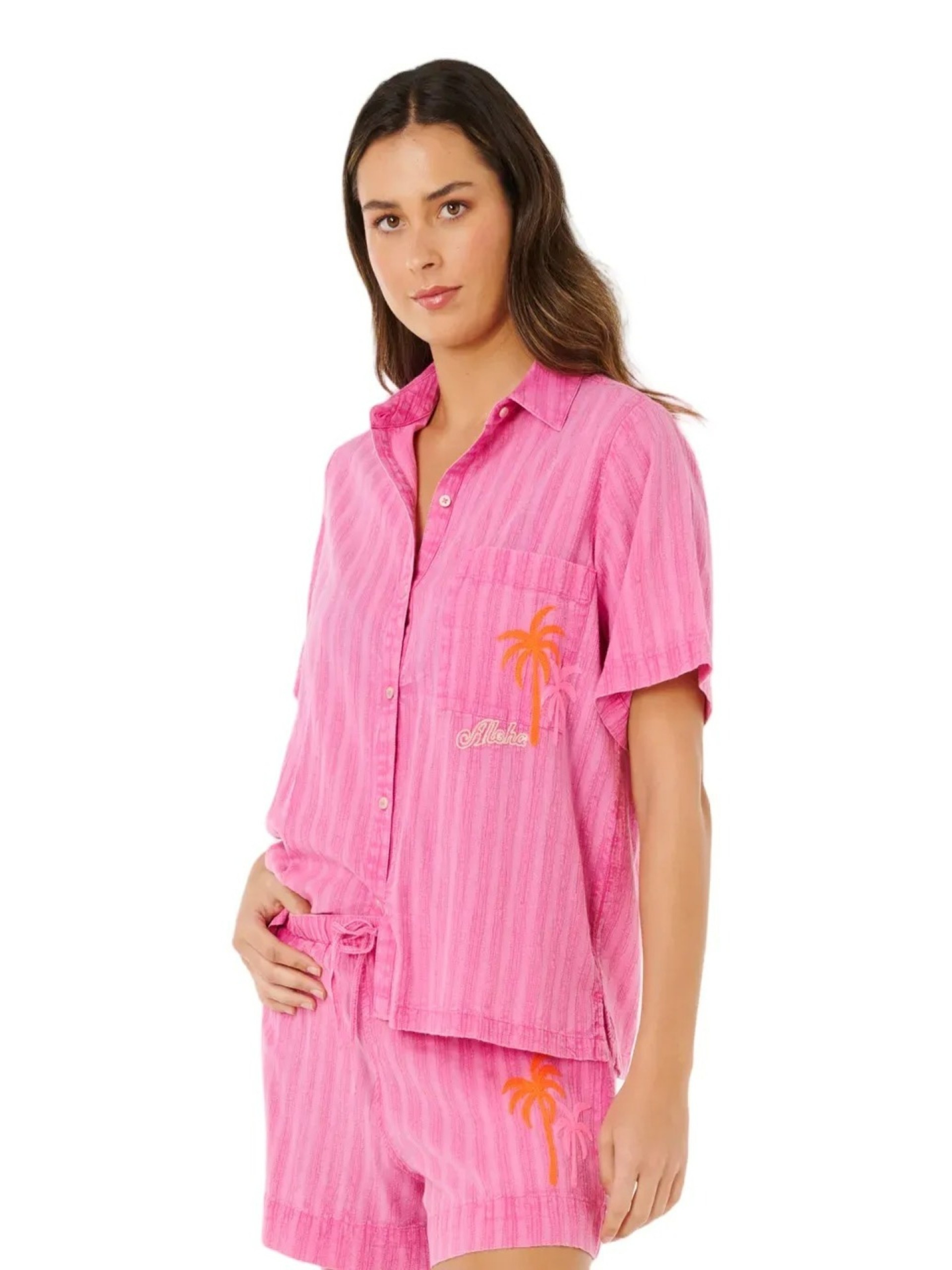 Rip Curl Hotel Malibu Embroid Shirt