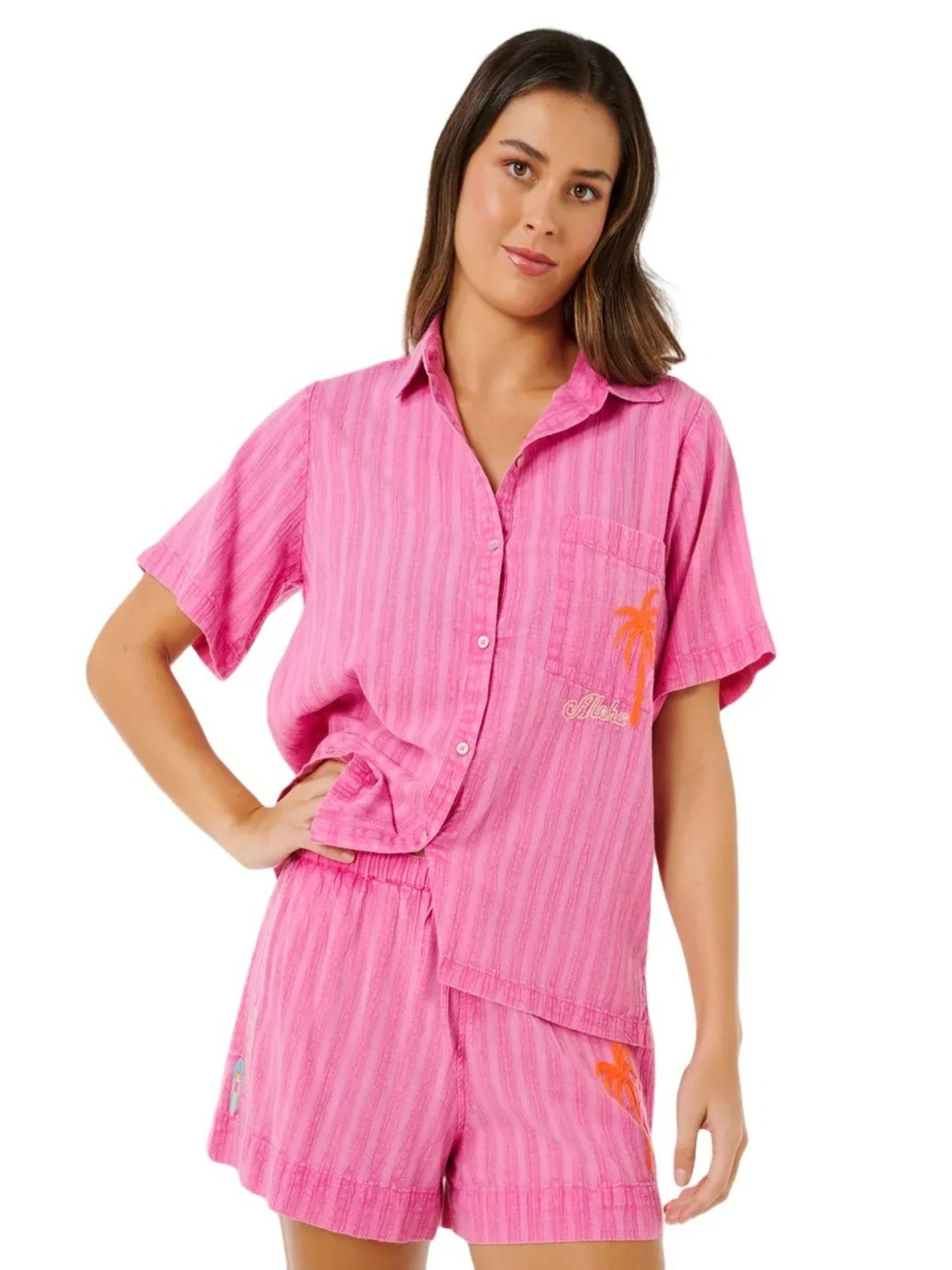 Rip Curl Hotel Malibu Embroid Shirt