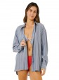Rip Curl Beach Days Pinstripe Shirt