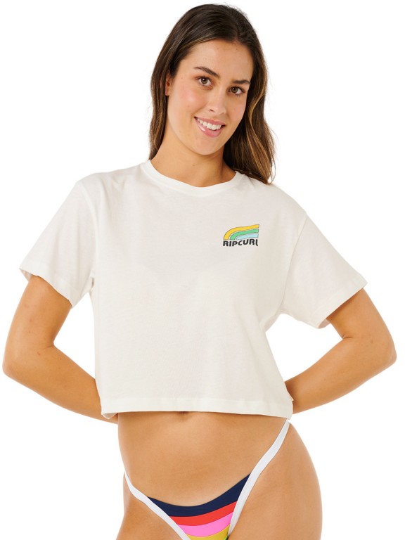 T-Shirt Rip Curl Surf Side Crop