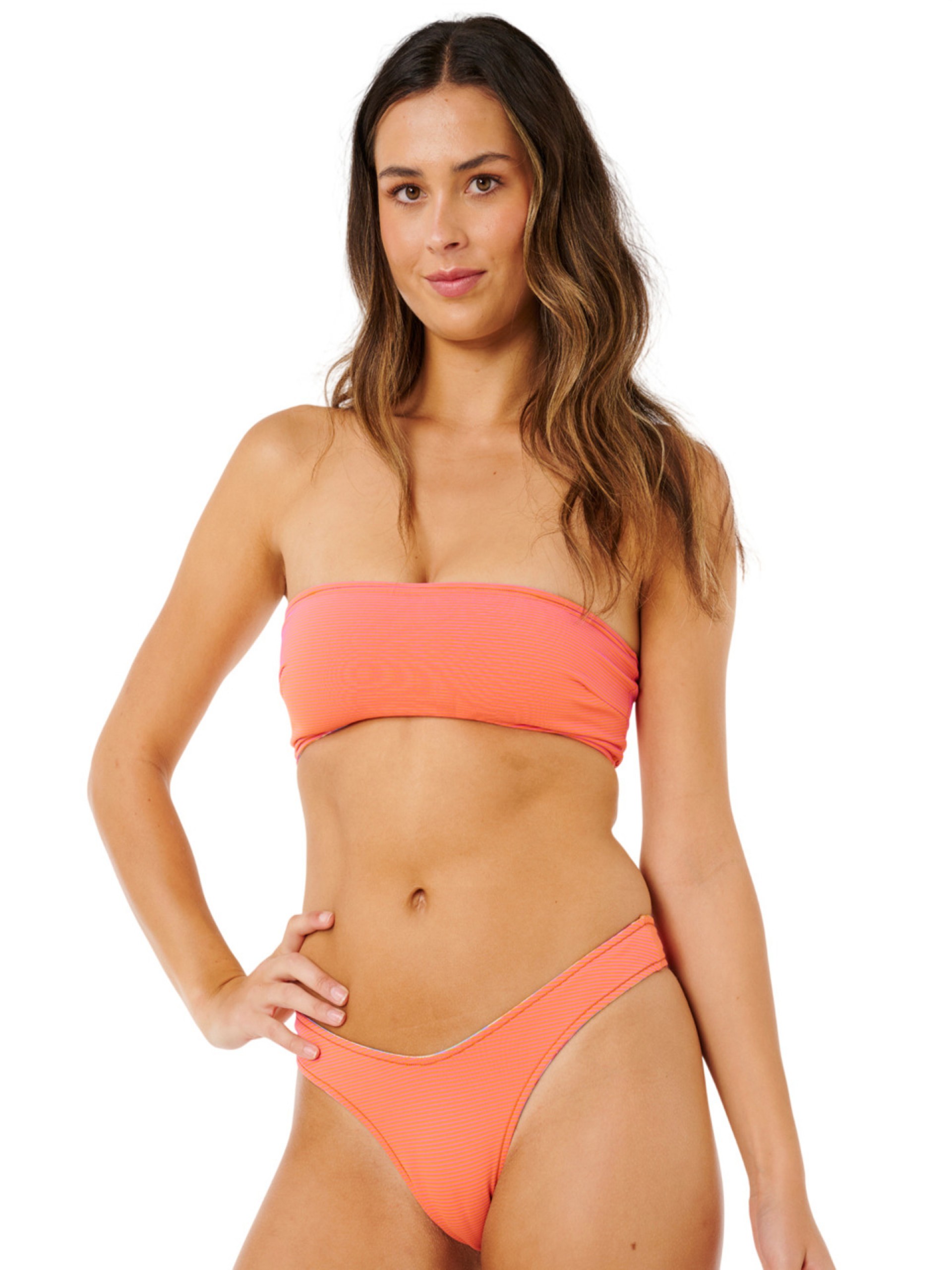 Biquíni Bottom Rip Curl Malibu Cove Revo Bare