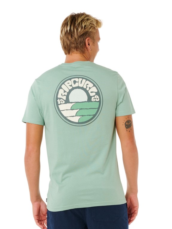 Rip Curl Pacific Rinse Stacked S/S Tee