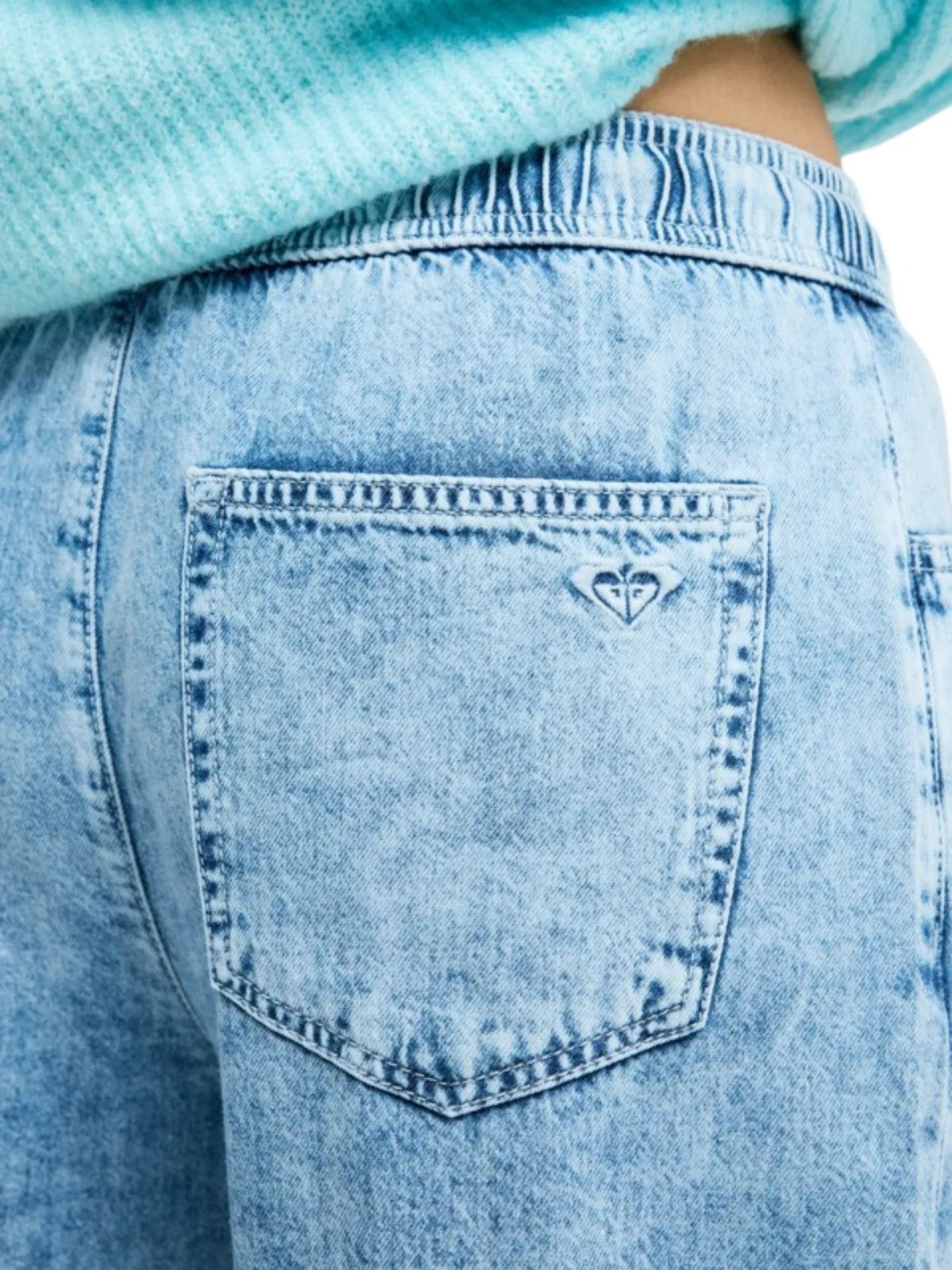 Roxy Saltwater Mid Sunbleached Denim Pants