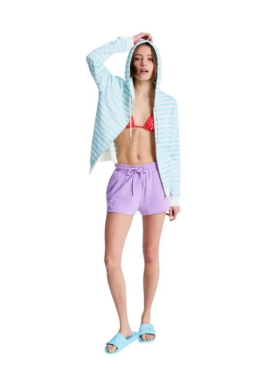 Roxy Perfect Stripe Zip Hooded Sweatshirt Roxy Perfect Stripe Zip Hooded Sweatshirt
