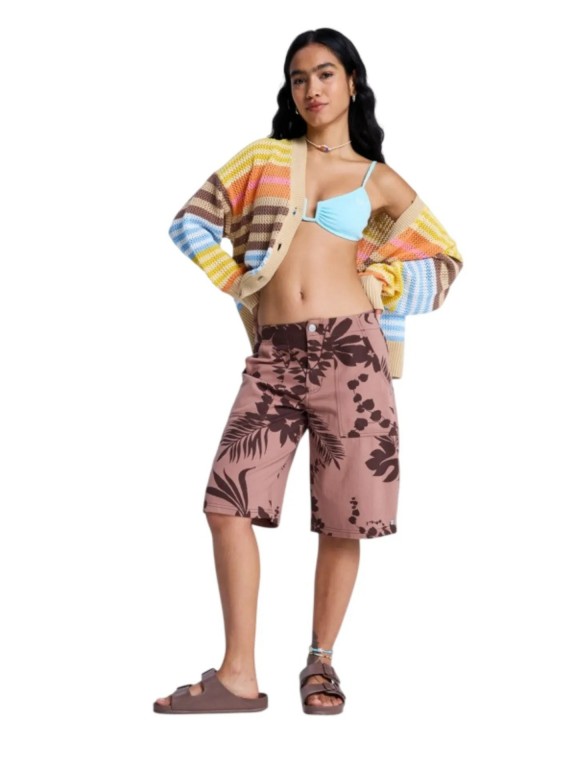 Casaco de Malha Roxy Cosmic Coast Stripes