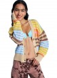 Casaco de Malha Roxy Cosmic Coast Stripes