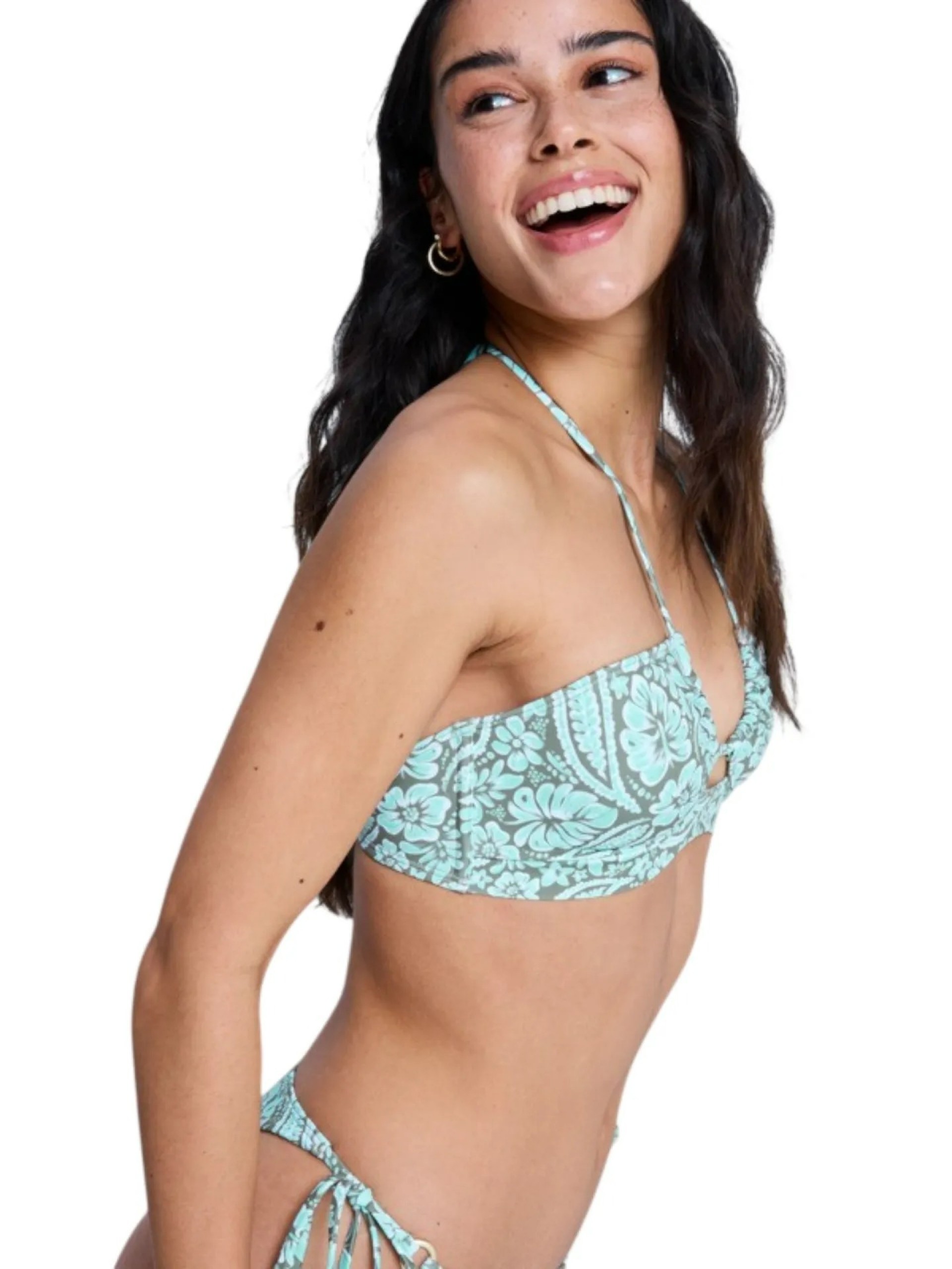 Roxy Wildside Paisley Bikini Top