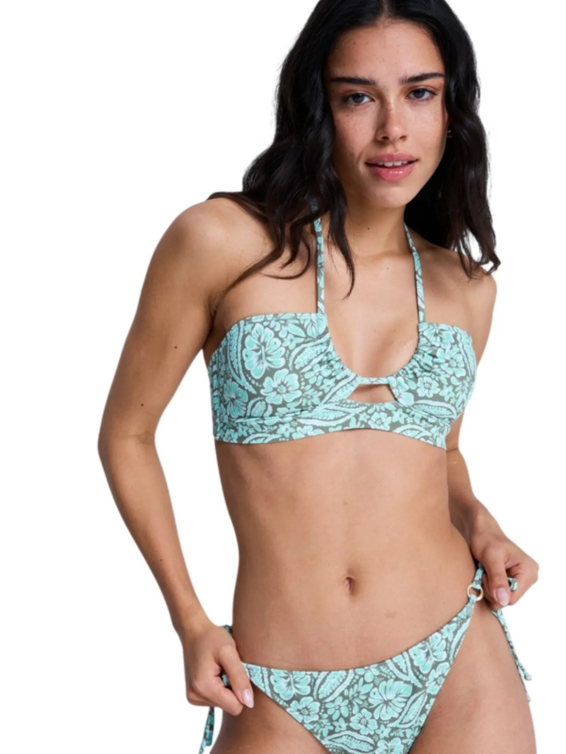 Roxy Wildside Paisley Bikini Top