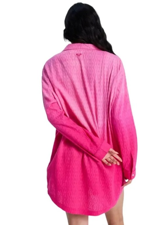 Vestido Camiseiro Roxy Ocean Gradient