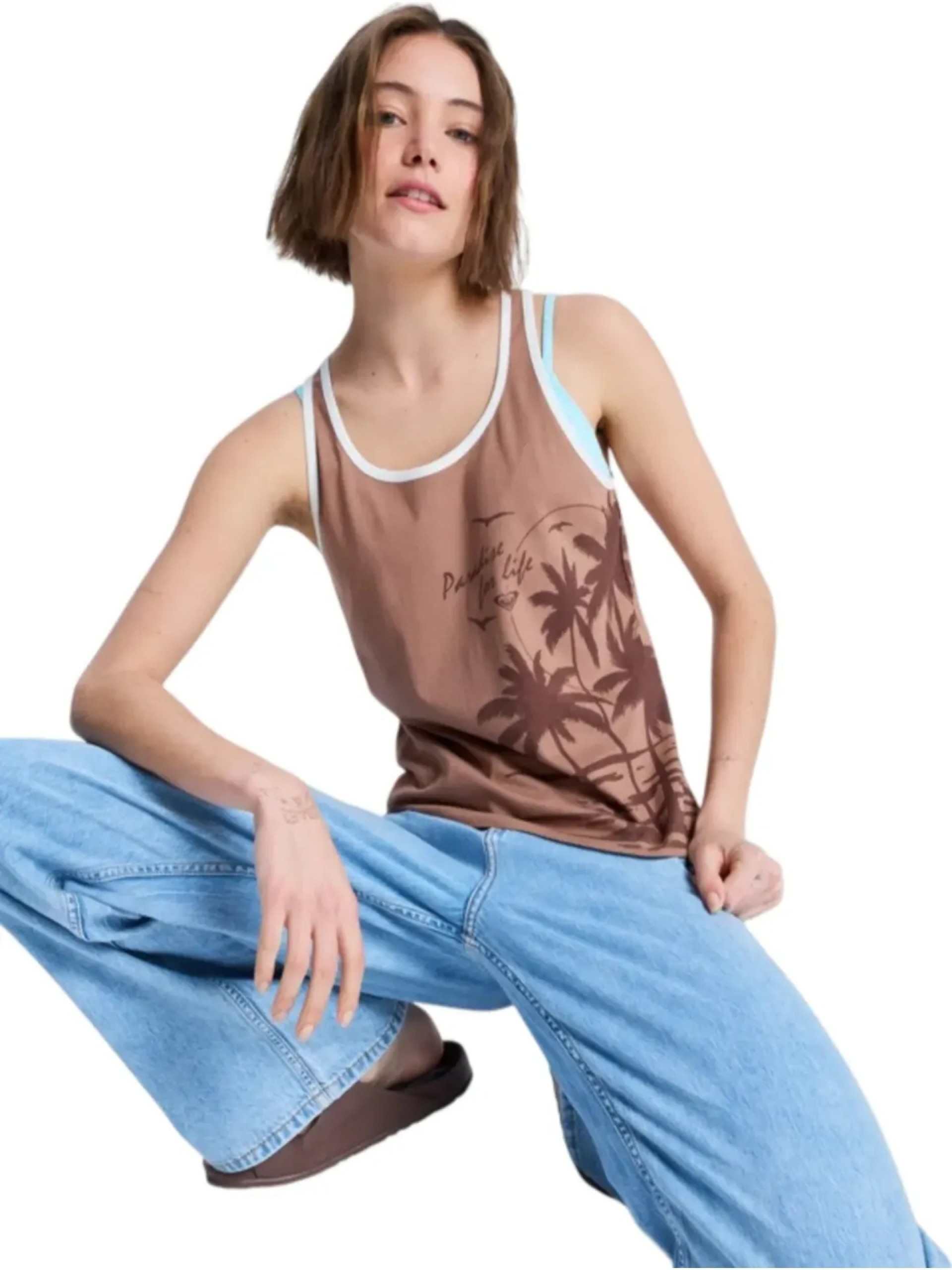 Roxy Moon Canyon Ring Tank Top