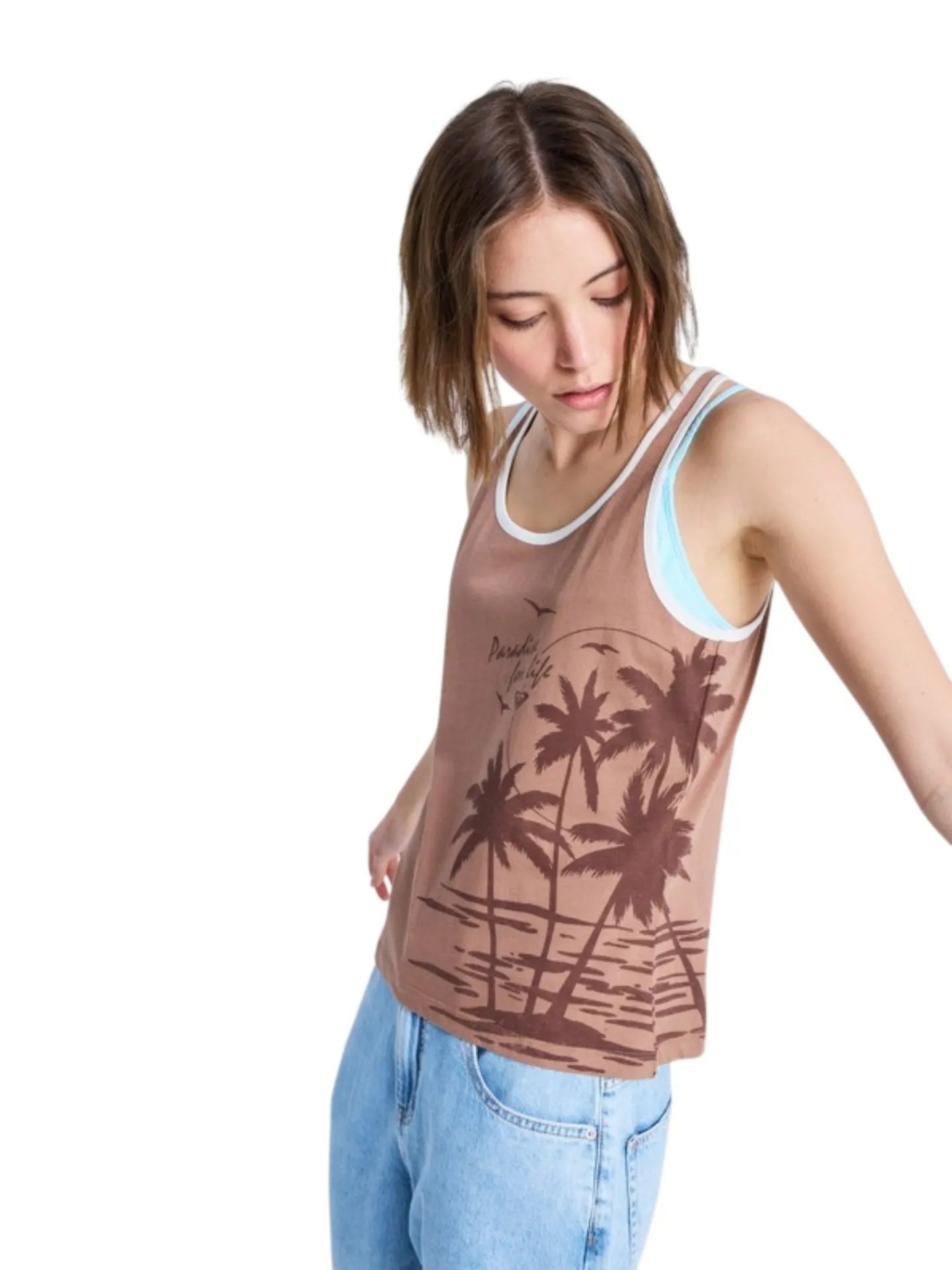 Roxy Moon Canyon Ring Tank Top