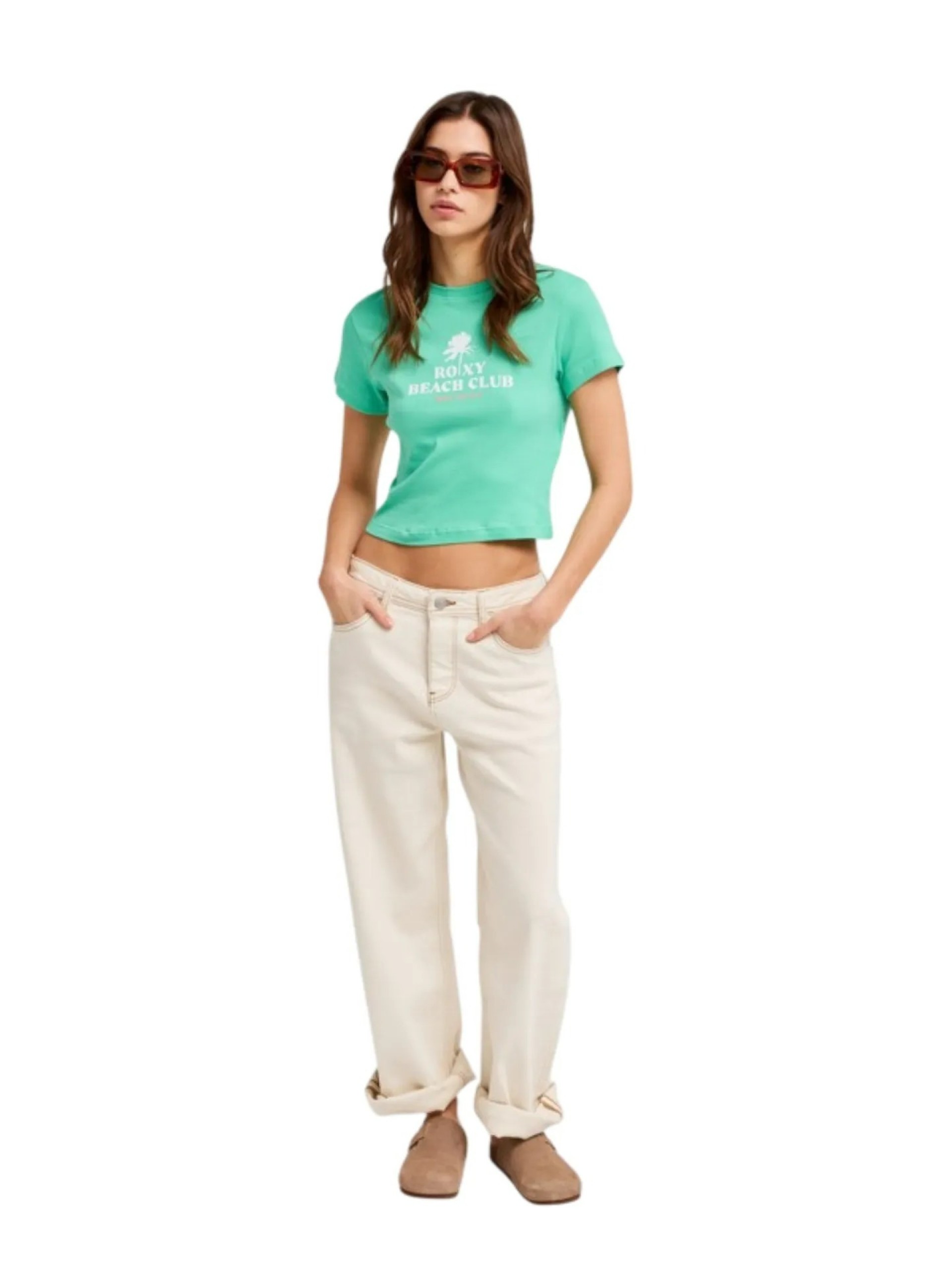 T-Shirt Roxy Beach Love Crop