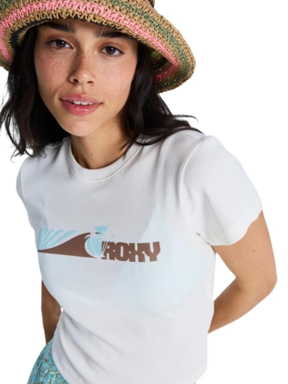 T-Shirt Roxy Beach Love Crop
