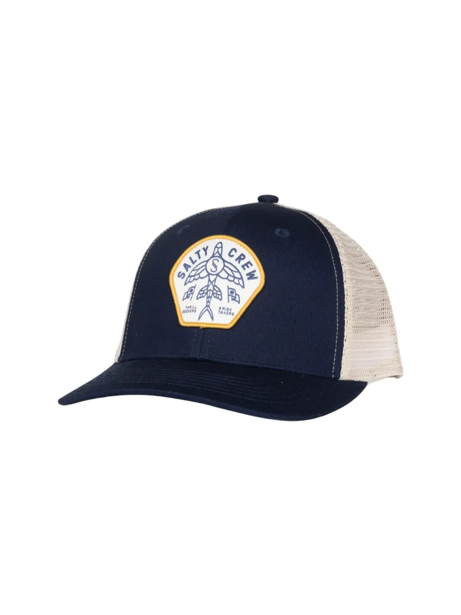 Boné Salty Crew Patched Retro Trucker