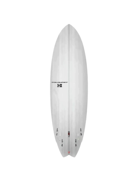 HIBT 3+3 7'2" FCS II Surfboard Thunderbolt Red HIBT 3+3 7'2" FCS II Surfboard Thunderbolt Red