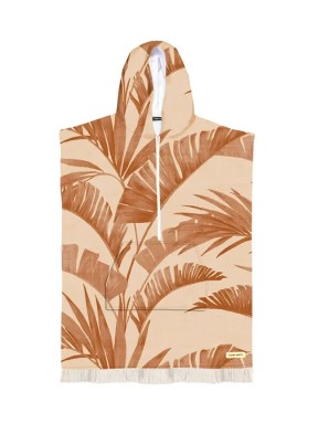 Poncho Ocean & Earth Ladies Palm Zip Front