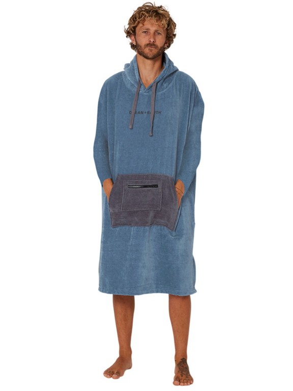 Poncho Ocean & Earth Mens Surf Essential L/S Poncho Ocean & Earth Mens Surf Essential L/S