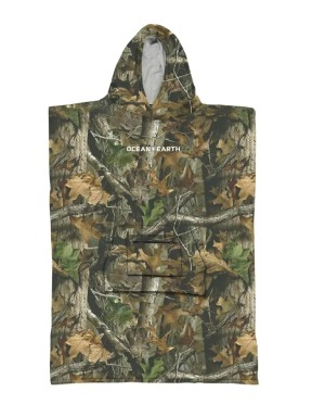 Poncho Ocean & Earth Mens Real Camo