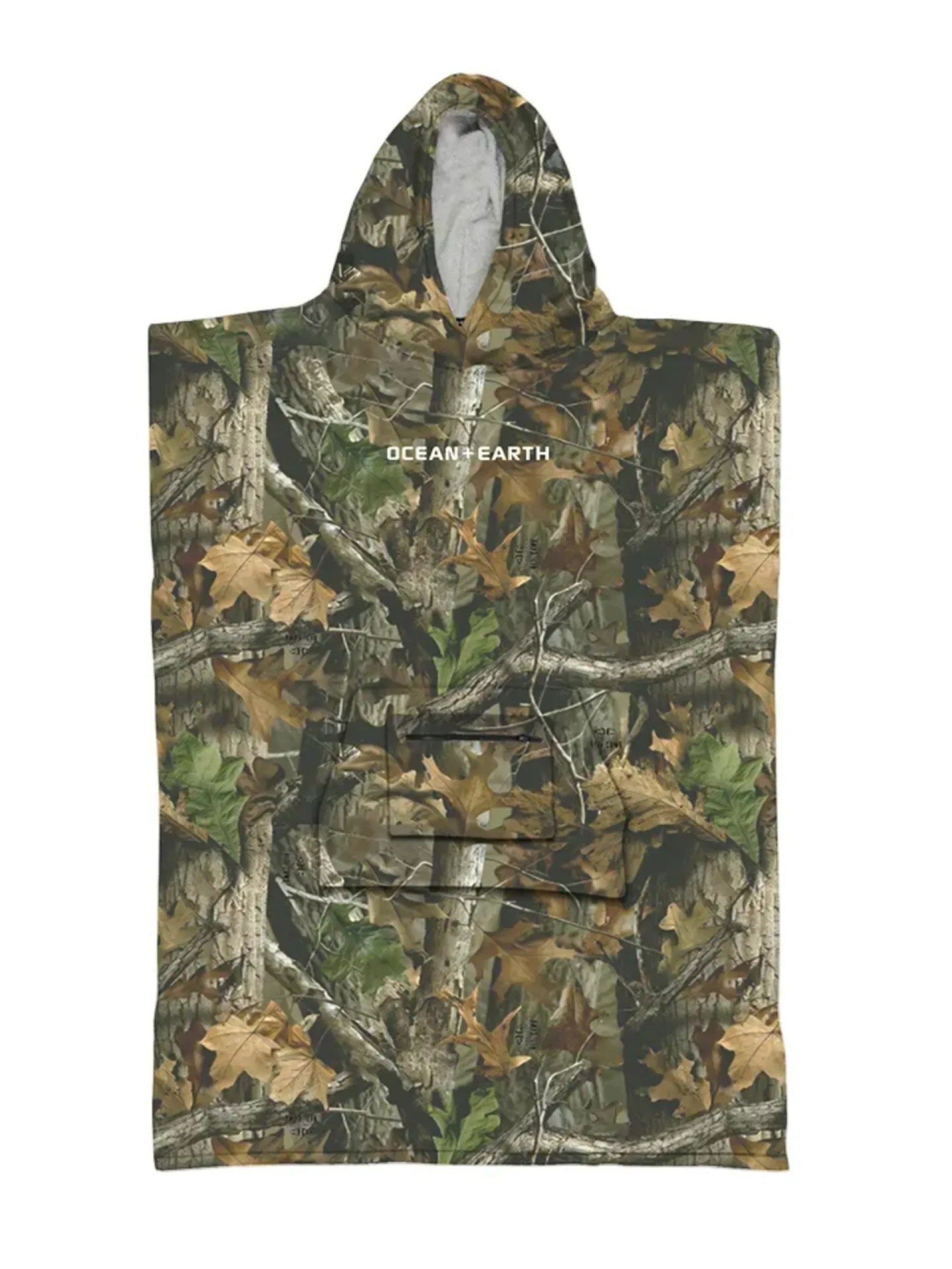 Poncho Ocean & Earth Mens Real Camo
