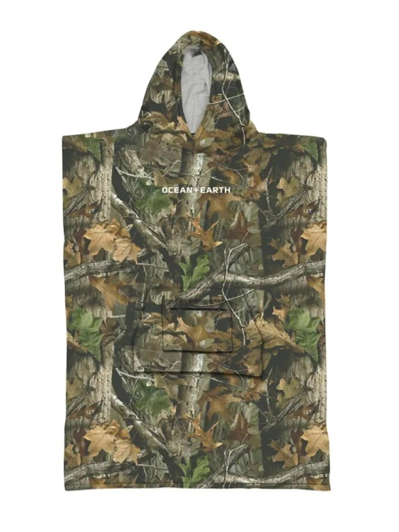 Poncho Ocean & Earth Mens Real Camo Poncho Ocean & Earth Mens Real Camo