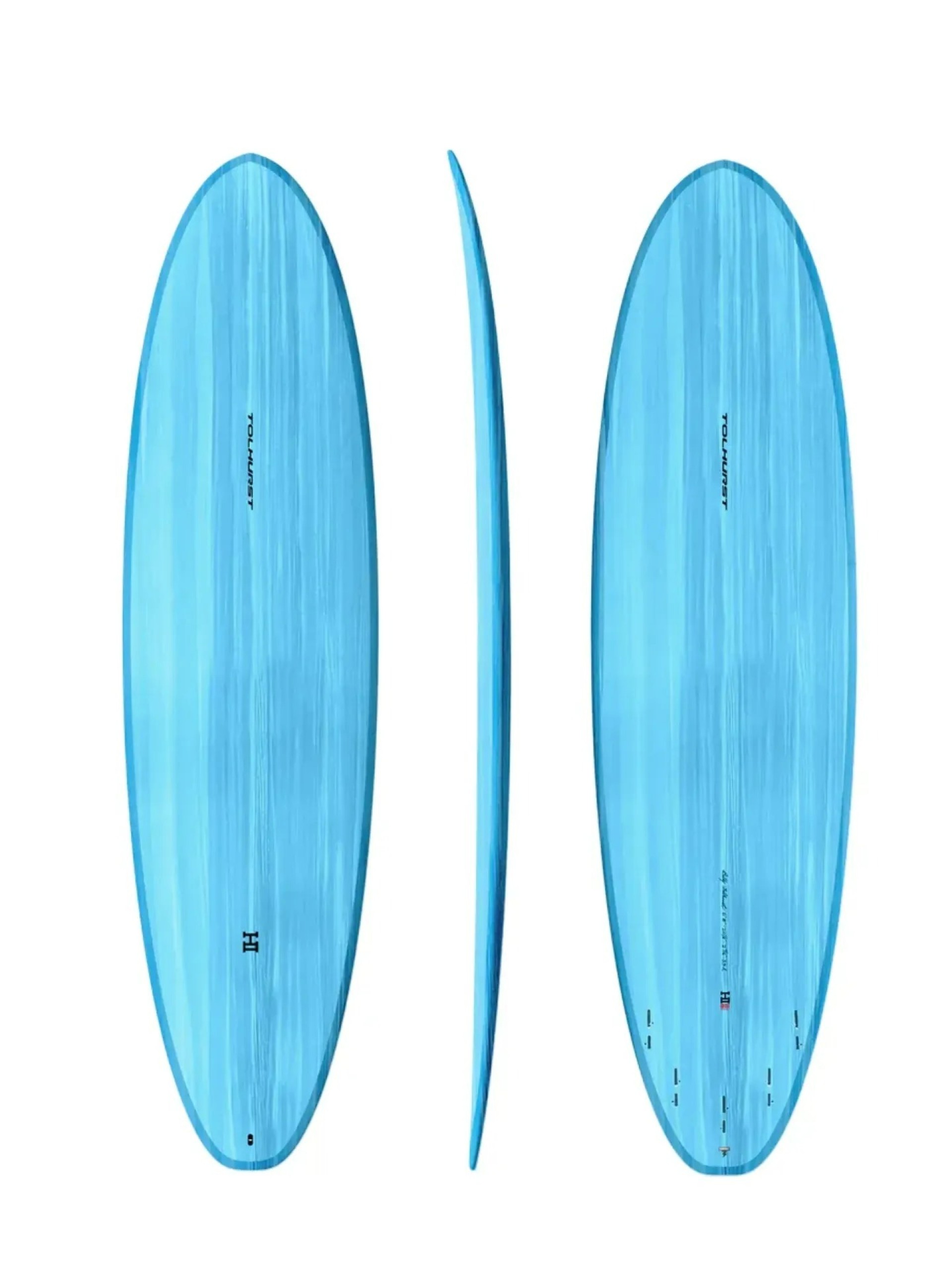Moe Mini 6'10" FCS II Surfboard Thunderbolt Red