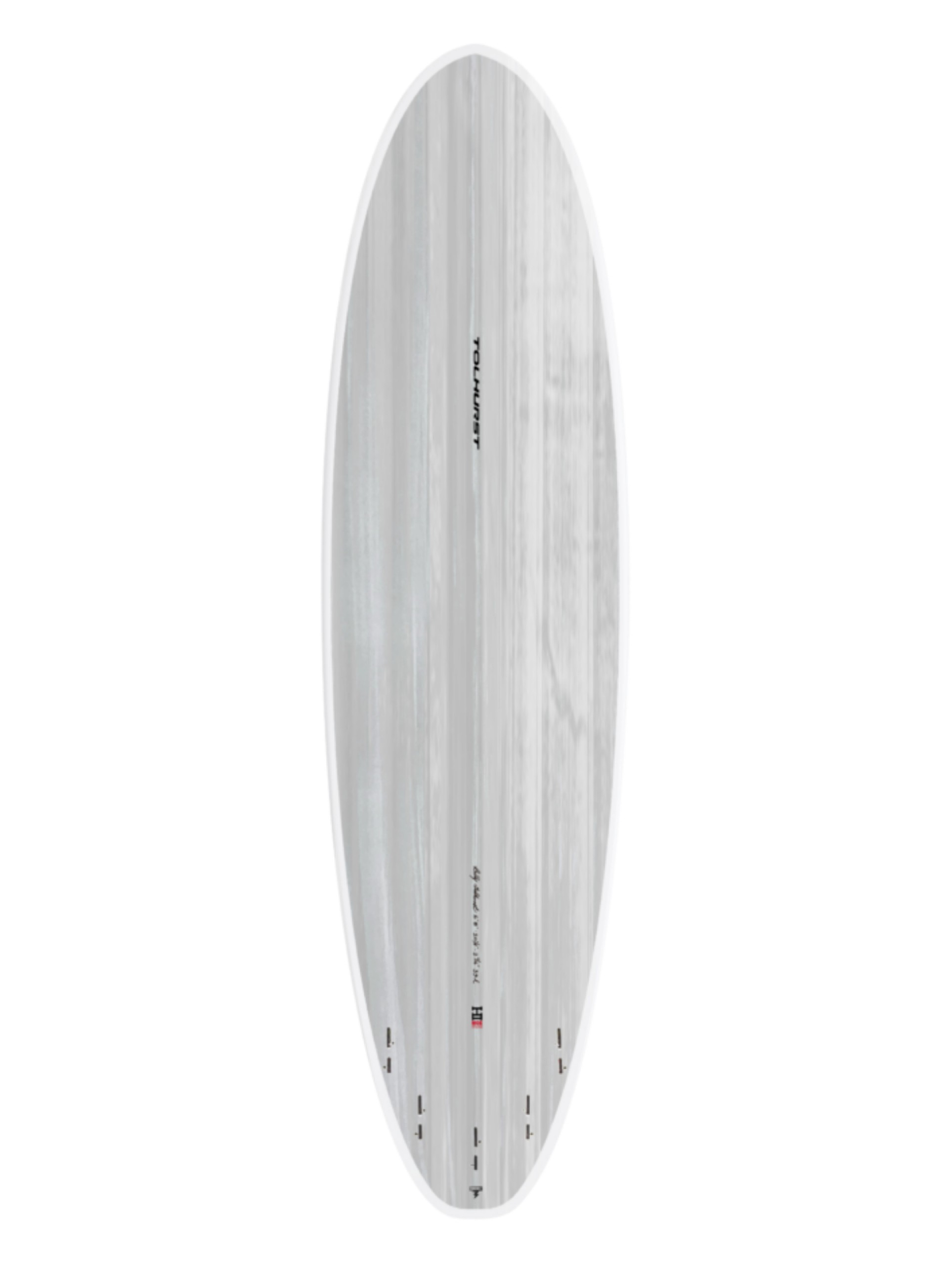 Moe 7'2" FCS II Surfboard Thunderbolt Red
