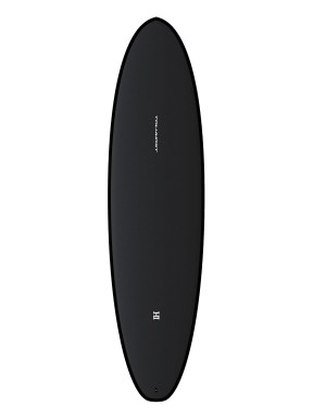 Moe 7'4" FCS II Surfboard Thunderbolt Black
