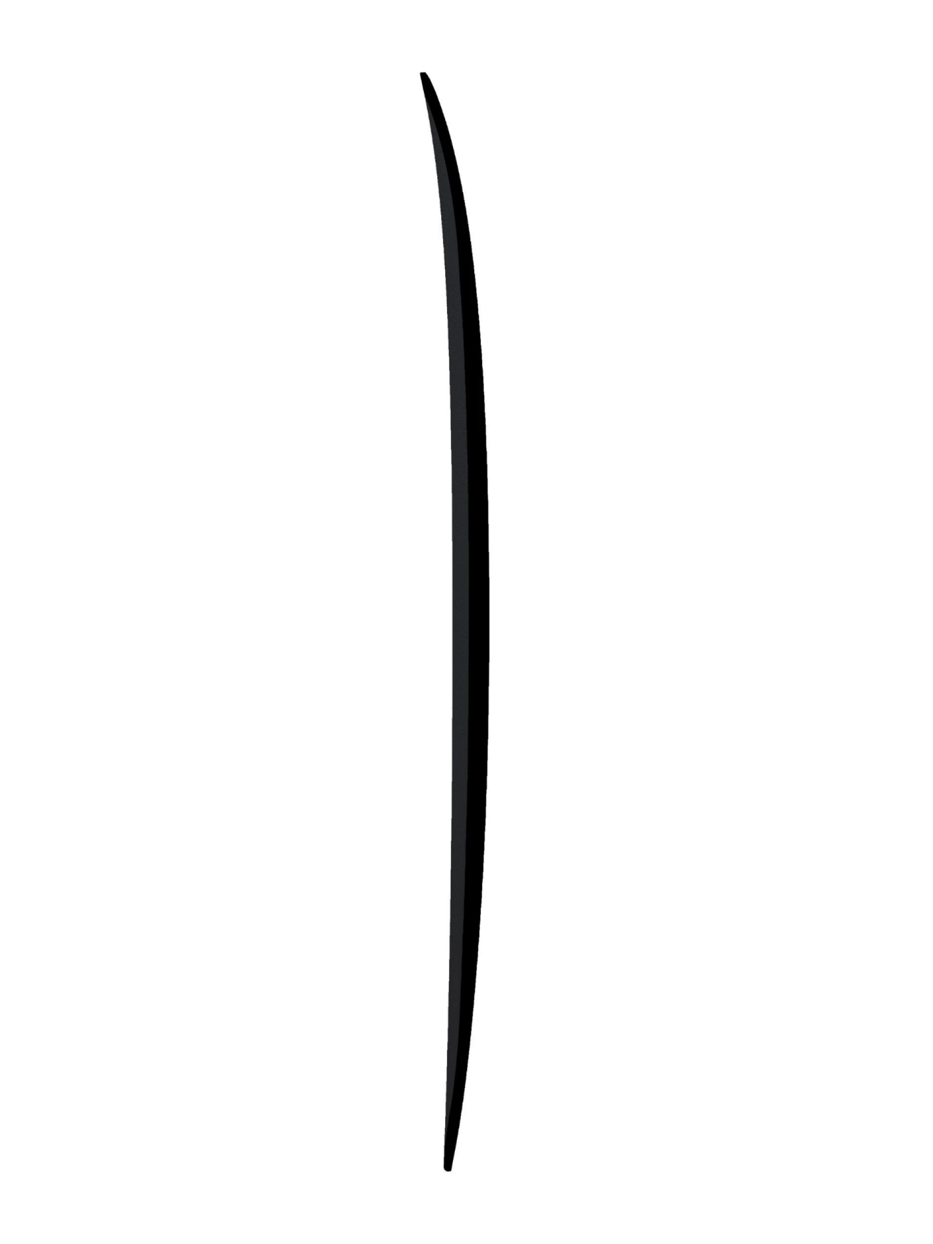 Moe 7'4" FCS II Surfboard Thunderbolt Black