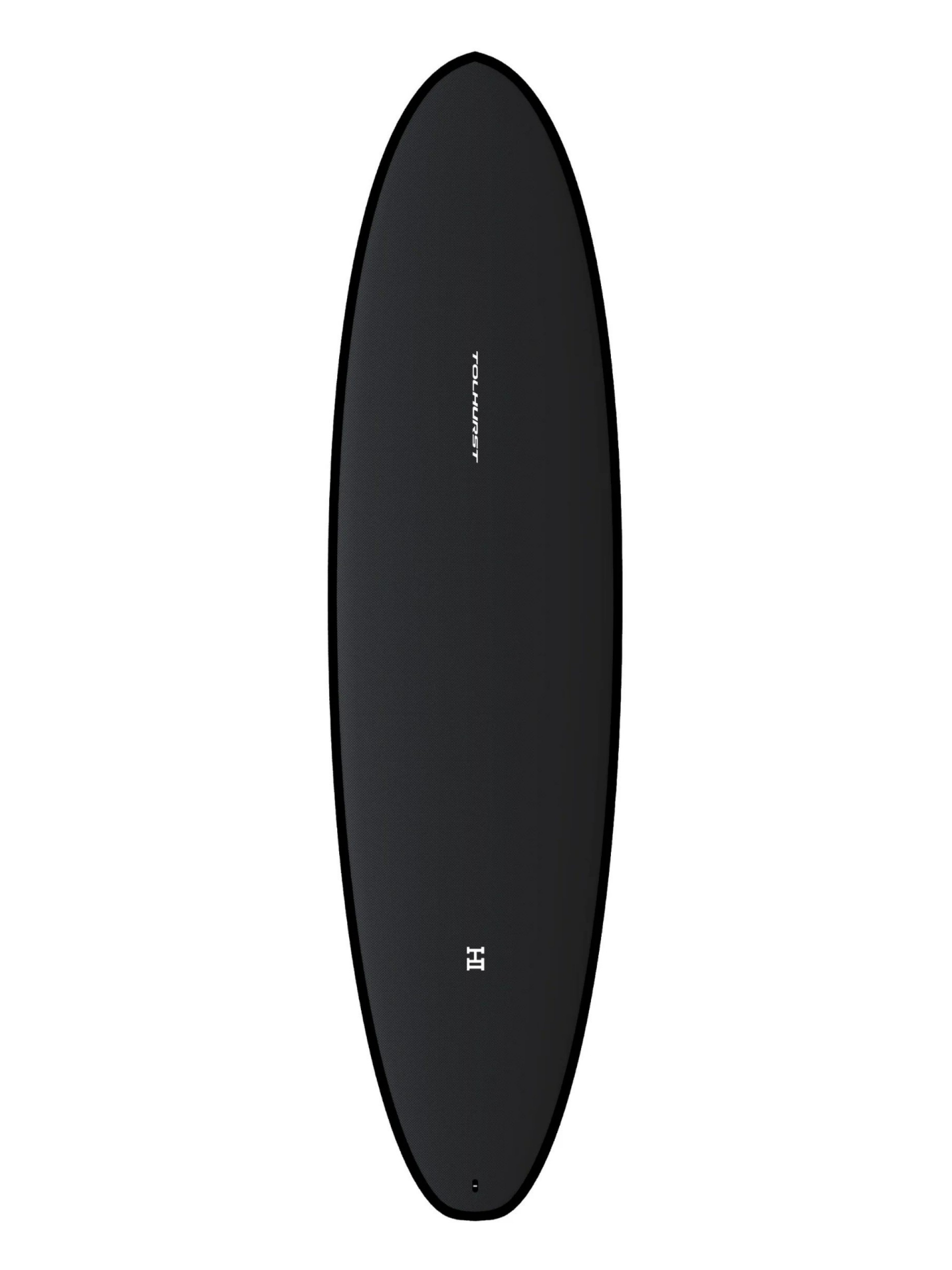 Moe 7'4" FCS II Surfboard Thunderbolt Black