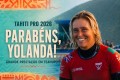 Yolanda Hopkins shines at the Tahiti Pro 2026