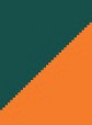 Deep Sea Green / Tangerine