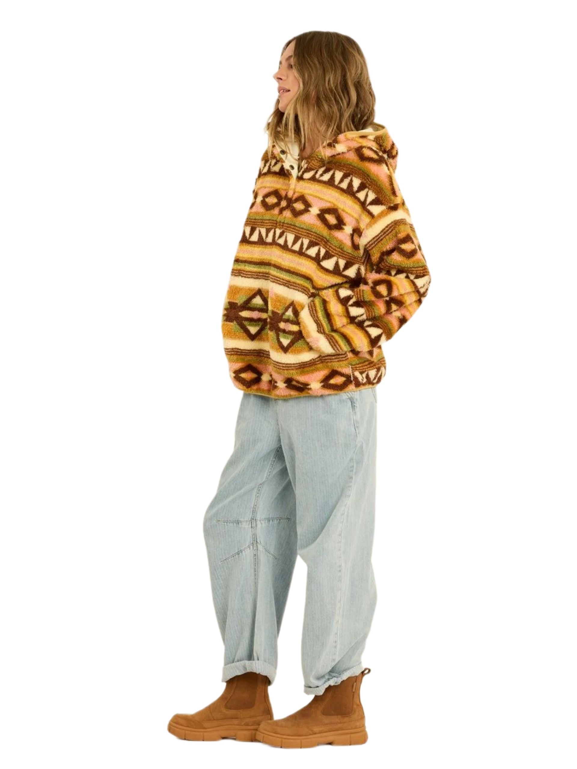 Sweatshirt Sisstr Coastal Cruisin Fuzzy Fleece