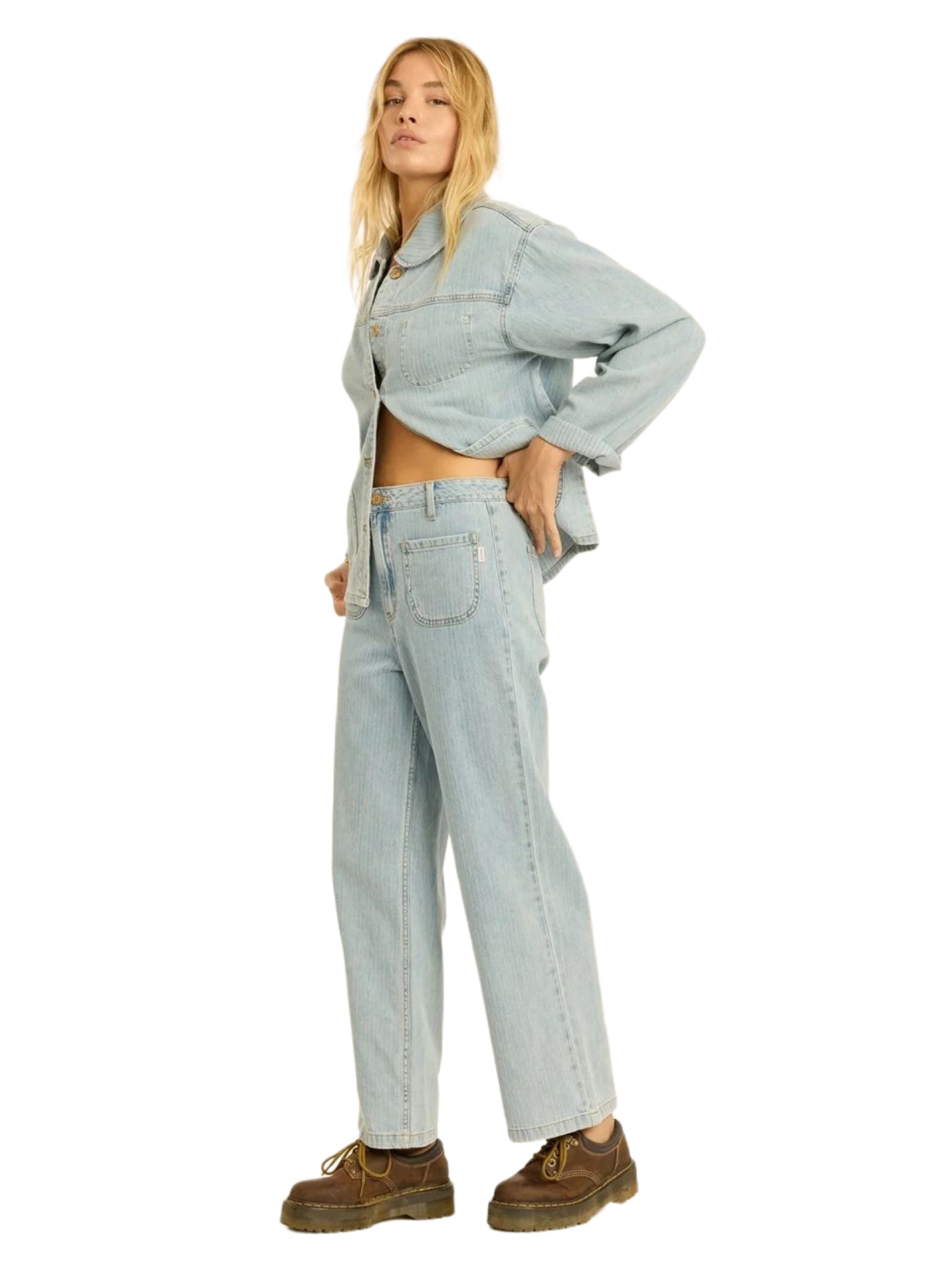 Calças Sisstr Danny High Waist Denim