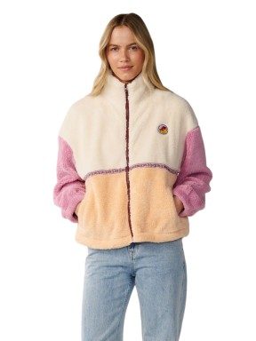Casaco com Zip Rip Curl Surf Revival Heritage Polar