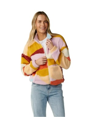 Casaco com Zip Rip Curl Retro Swell Standard Polar
