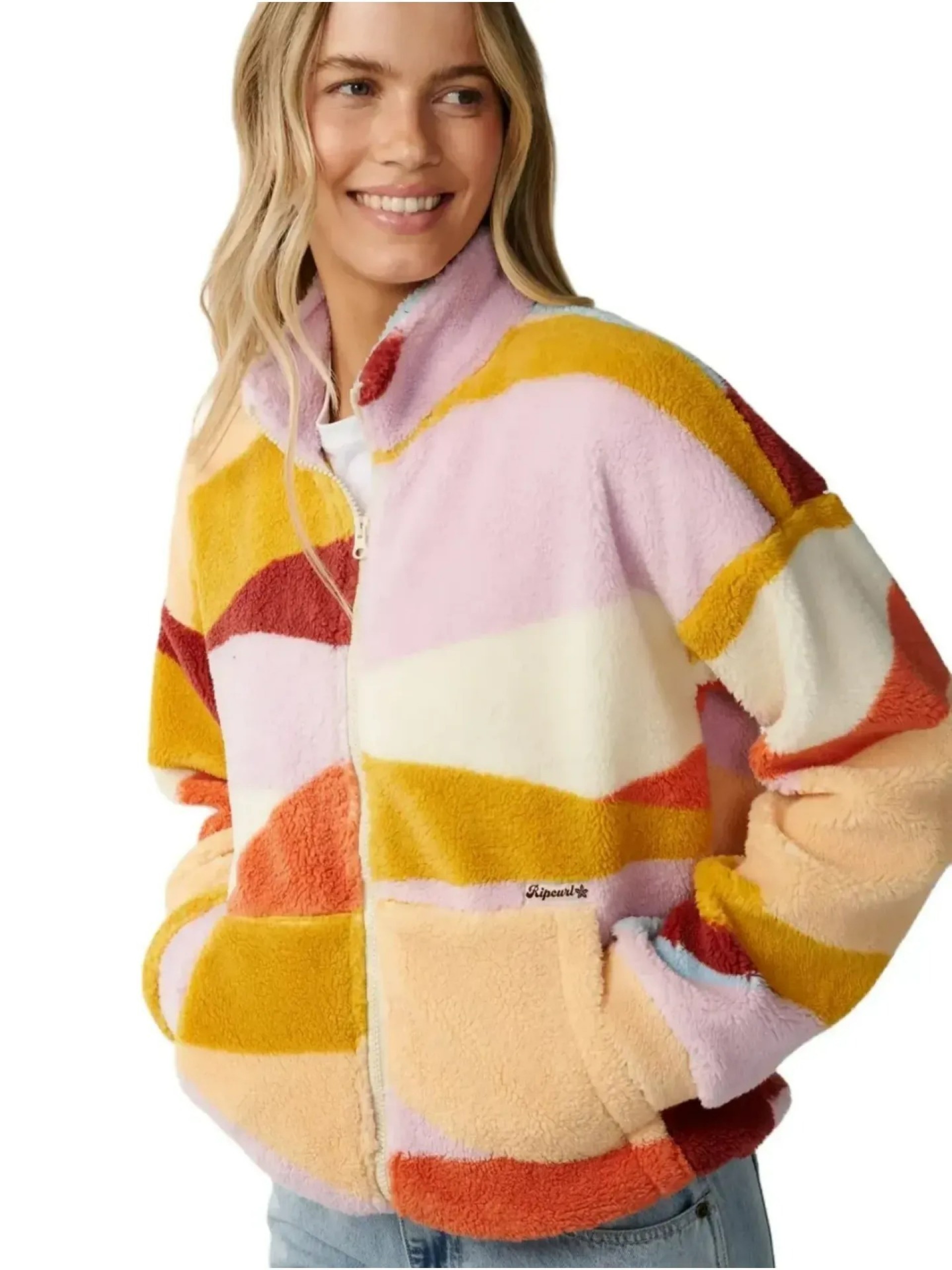 Casaco com Zip Rip Curl Retro Swell Standard Polar